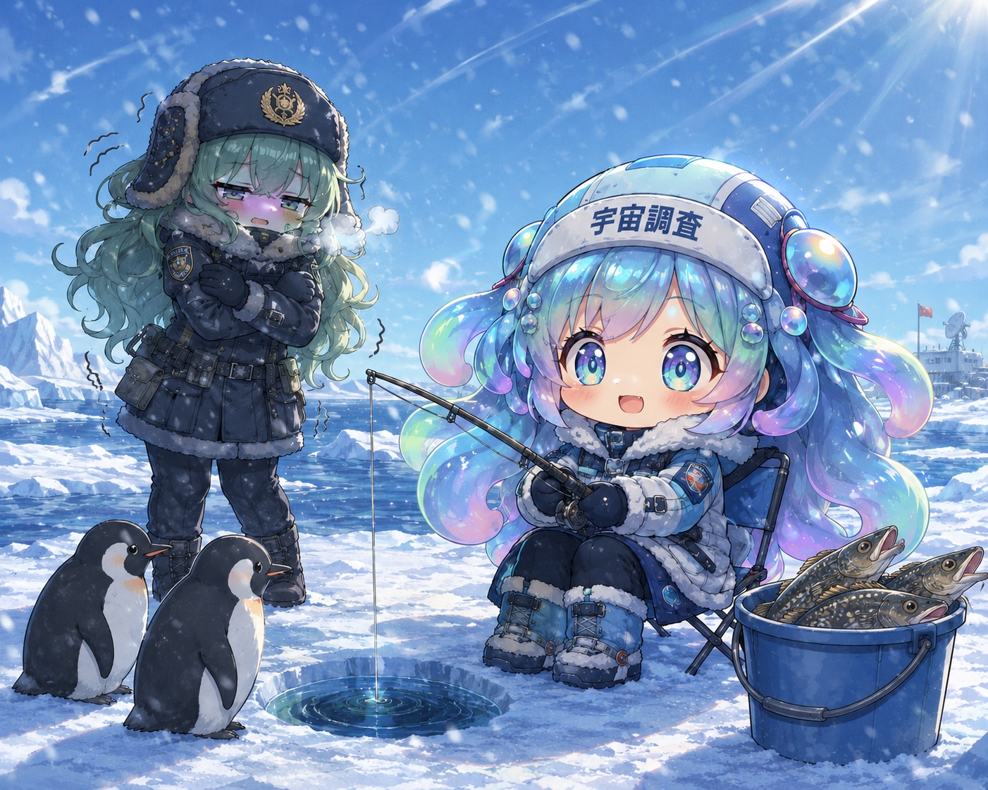 南極釣り