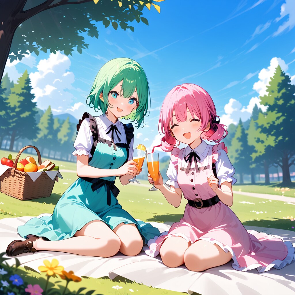 ピクニック | の人気AIイラスト・グラビア