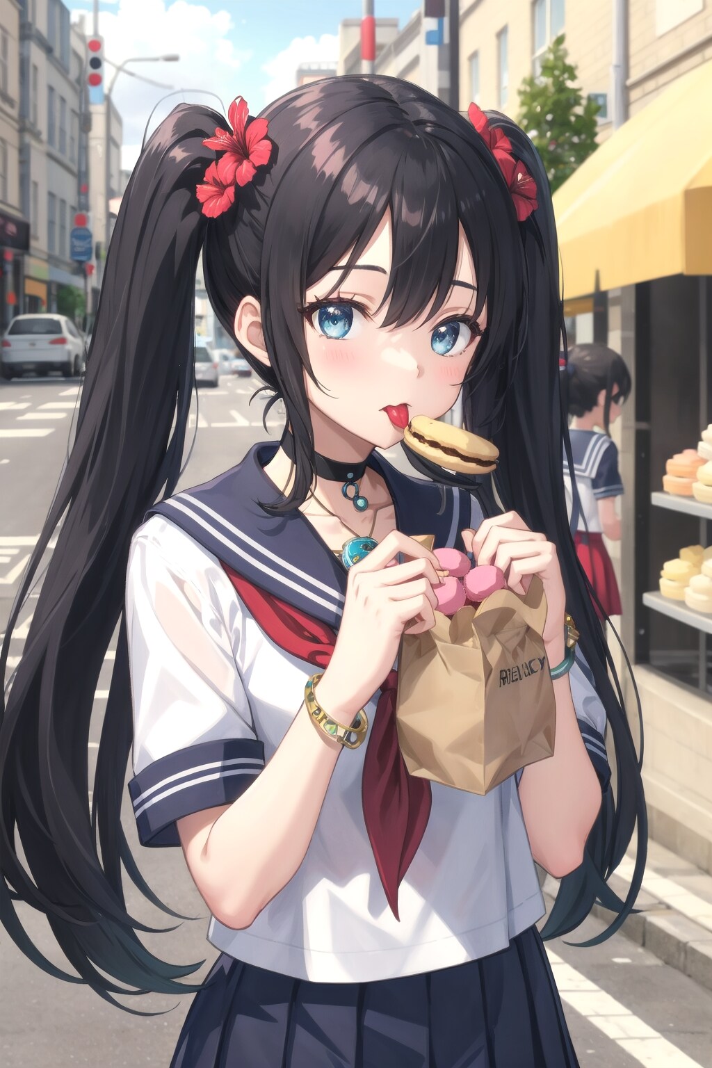 学校帰りの楽しみ🍪V4B | の人気AIイラスト・グラビア