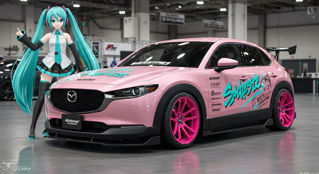 初音ミクとCX-30