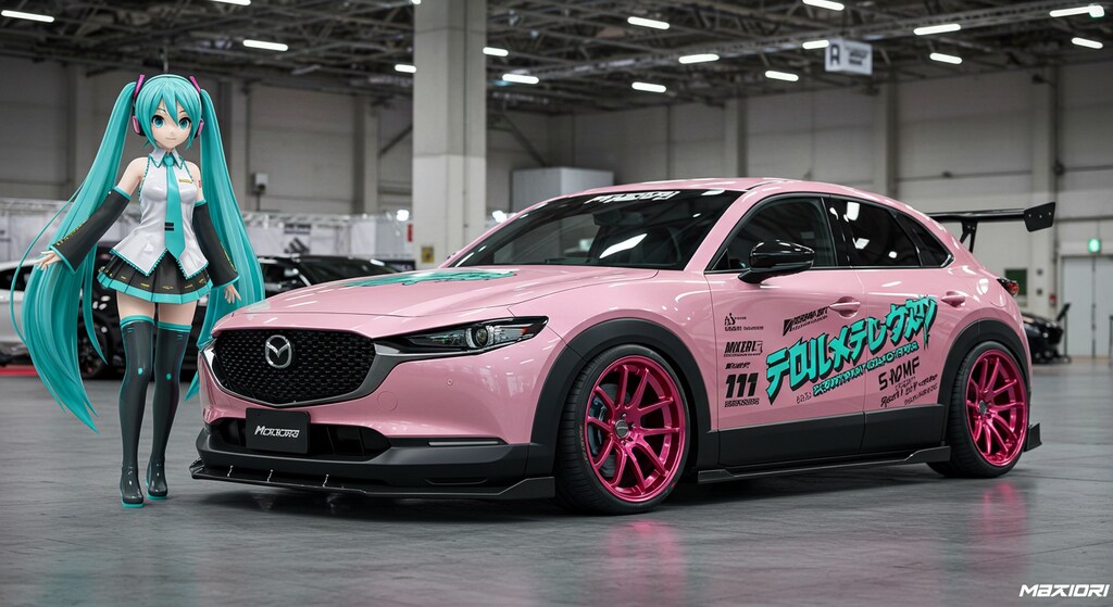 初音ミクとCX-30