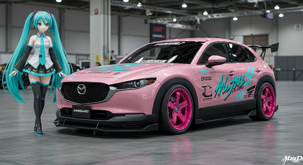 初音ミクとCX-30