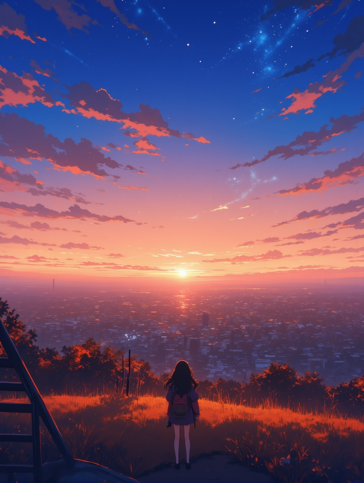 秋の夕日_8.5 | の人気AIイラスト・グラビア