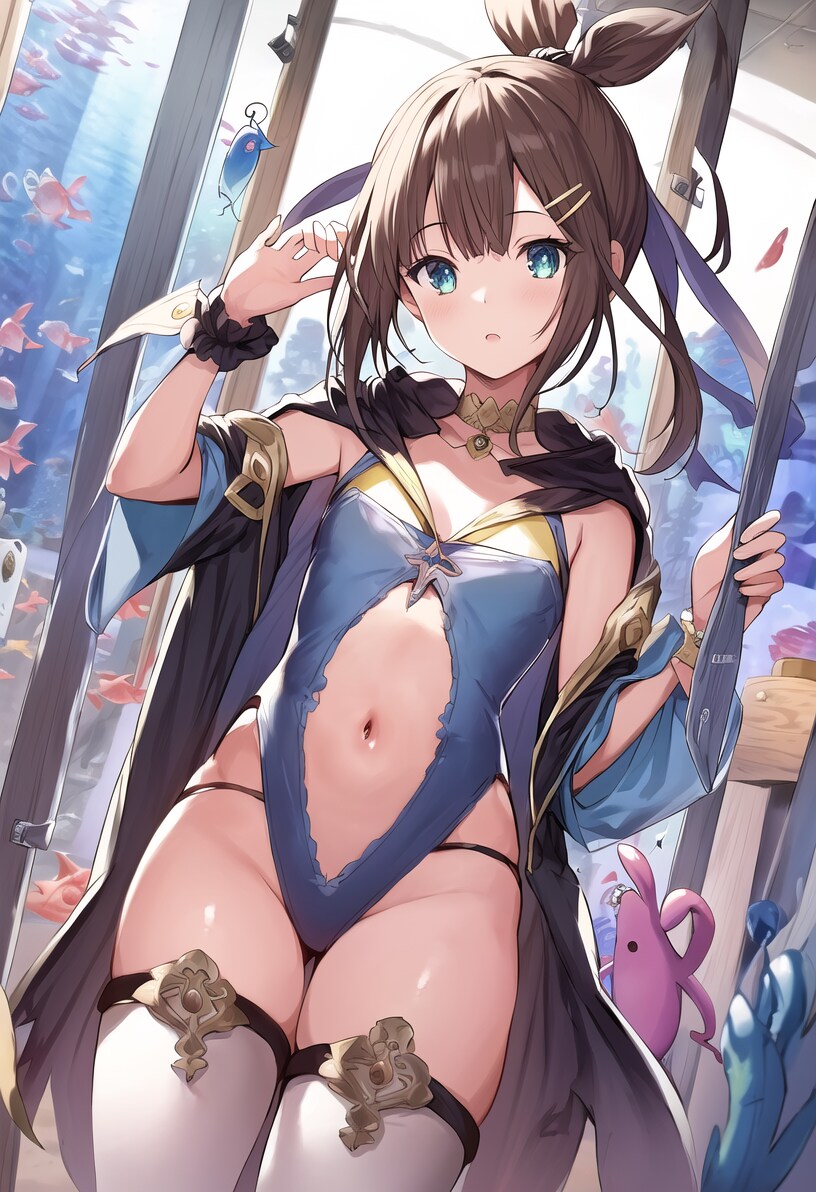なんだその服とふとももは