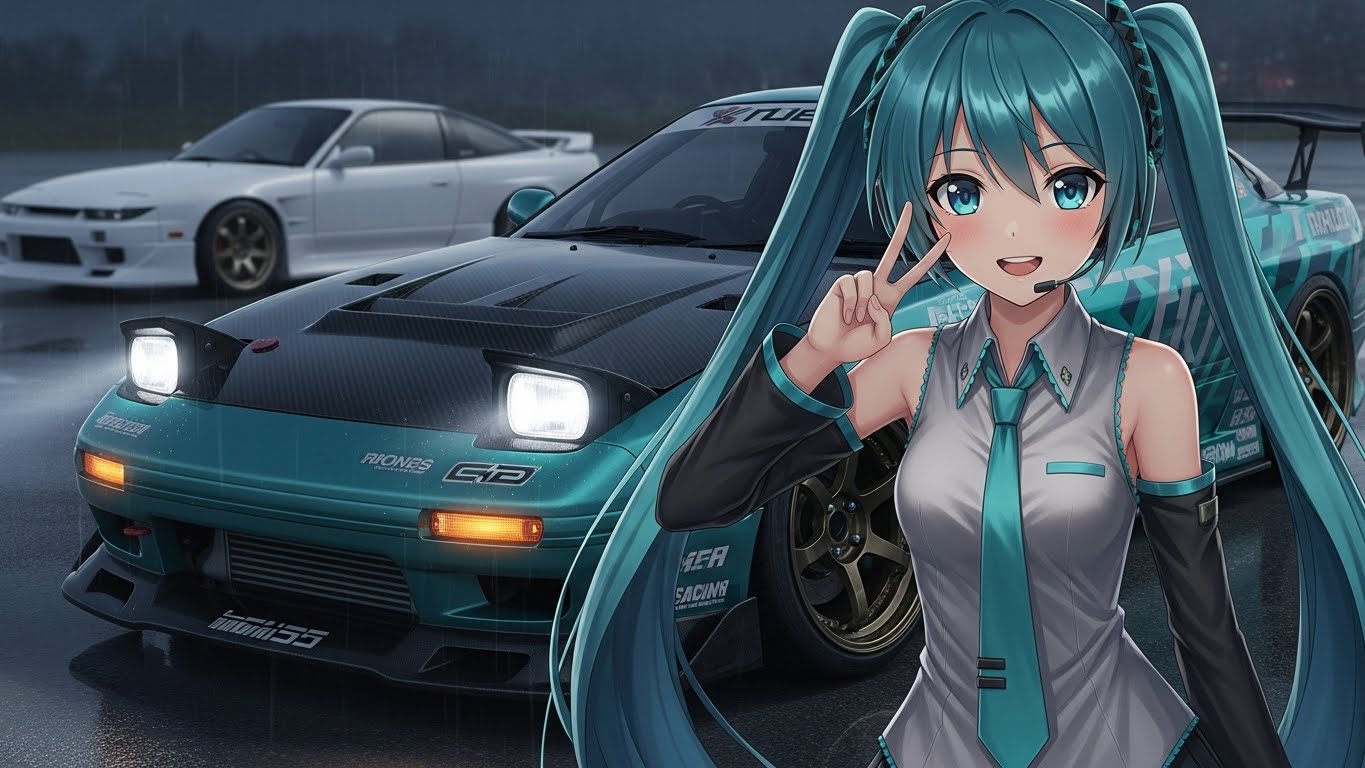 初音ミクとFC3S | の人気AIイラスト・グラビア