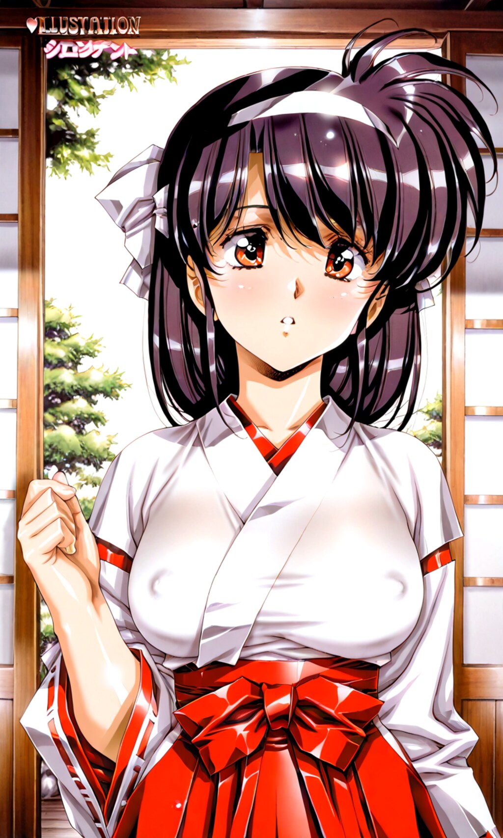 巫女さんうるし原先生風