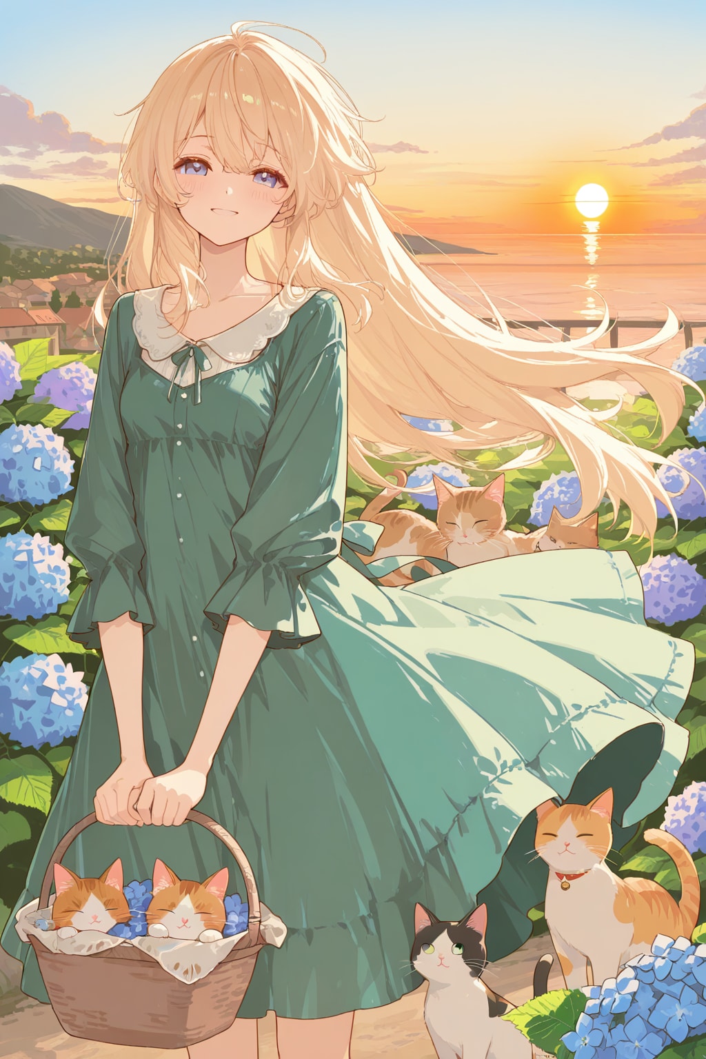 夕焼けニャンニャン