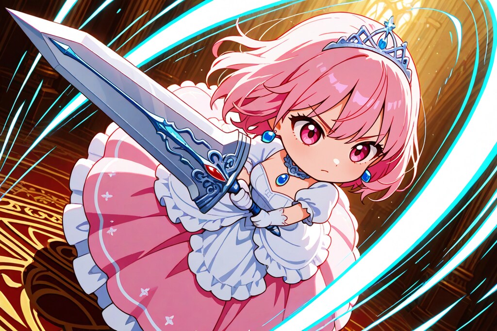 グレートソードを手に入れた姫様