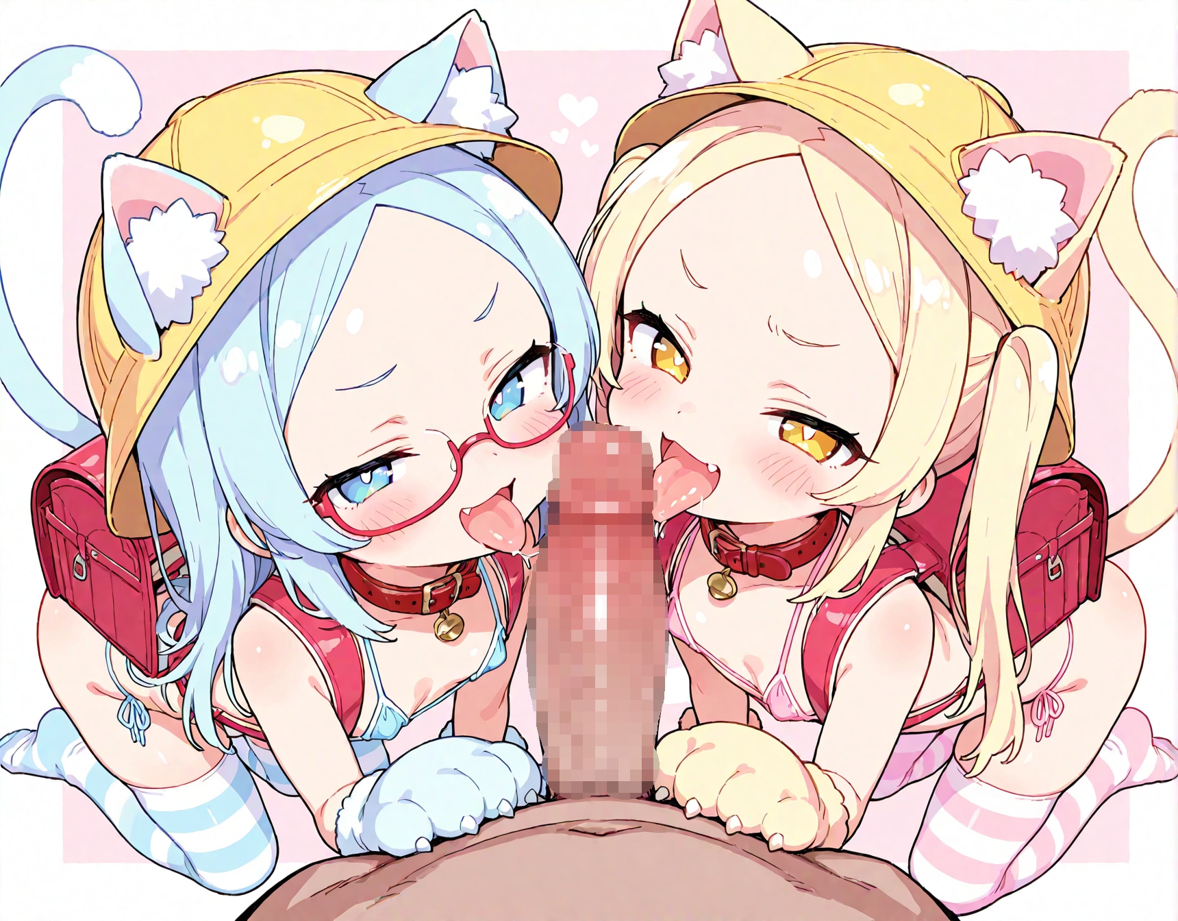 Wメスガキ猫ちゃん