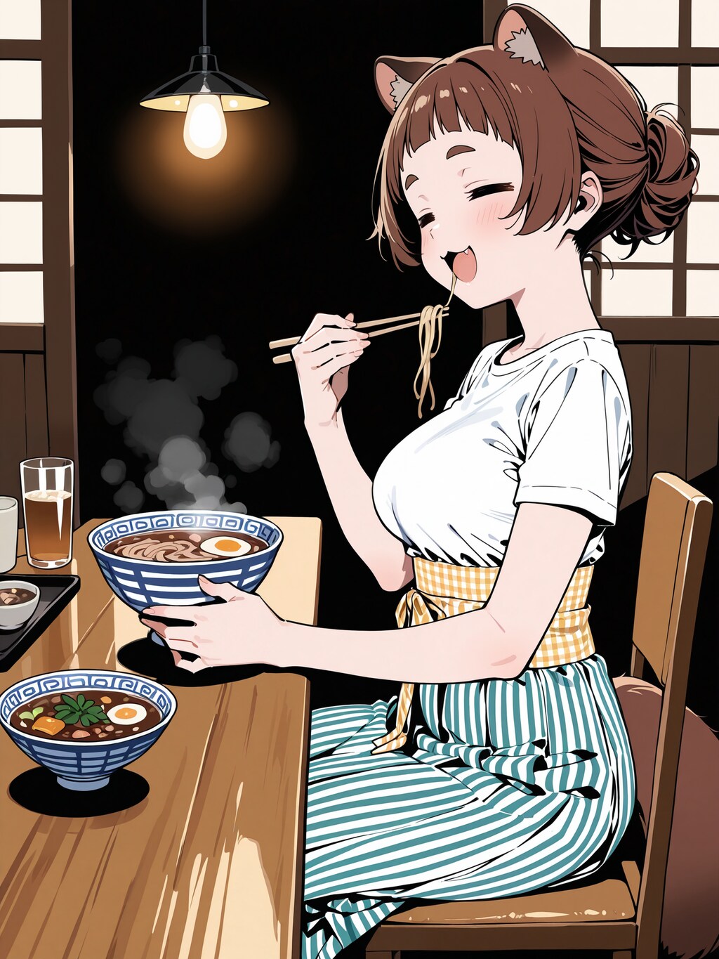 食べるの大好き、美登里ちゃん