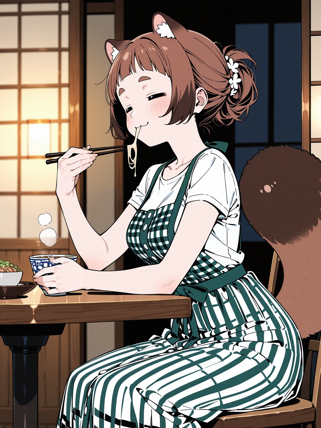食べるの大好き、美登里ちゃん
