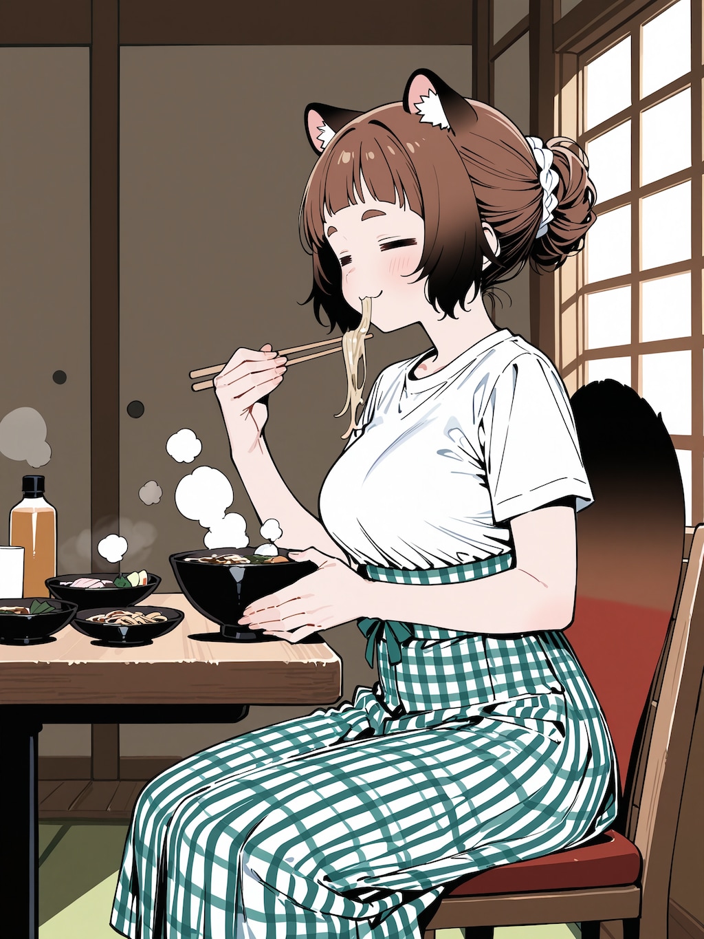 食べるの大好き、美登里ちゃん