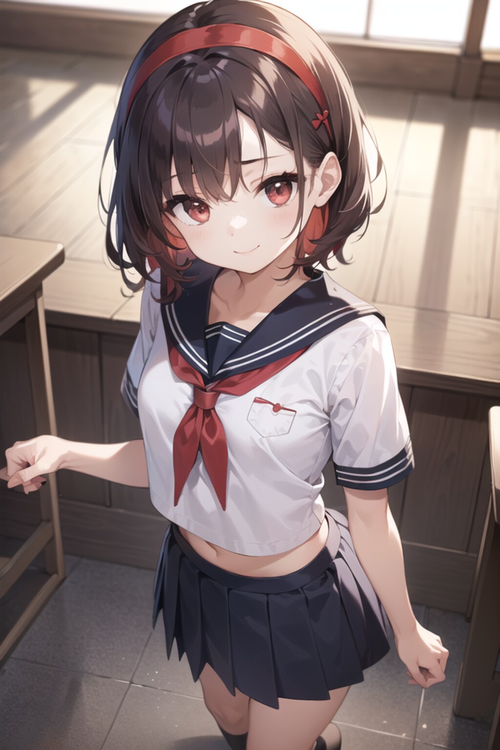 セーラー服とカチューシャ