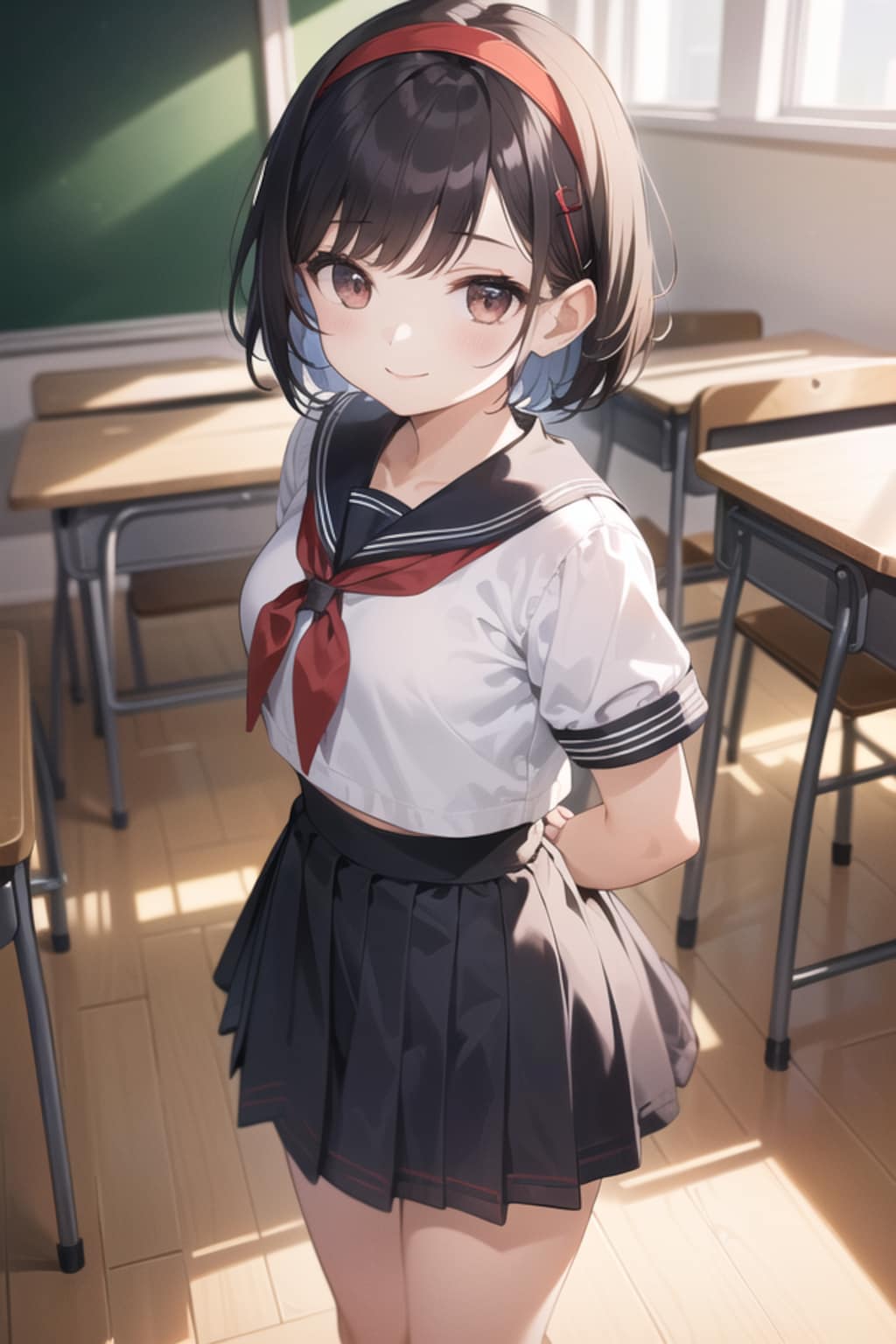 セーラー服とカチューシャ