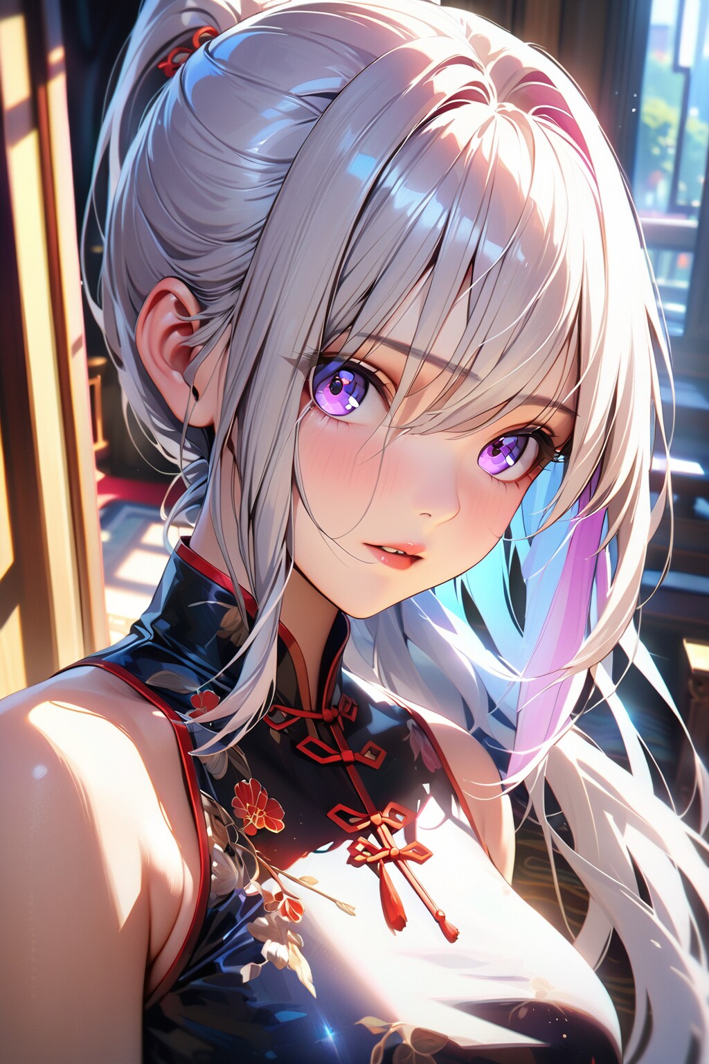 （５５2HQ）銀髪ちゃんチャイナ