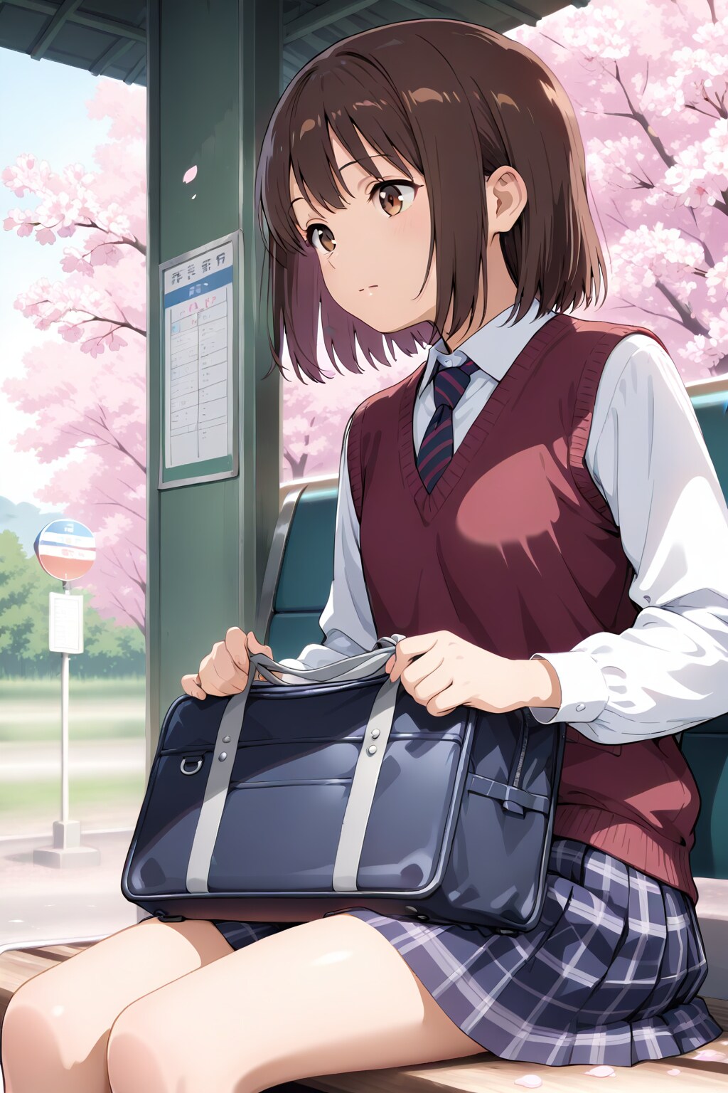 初めてのバス通学