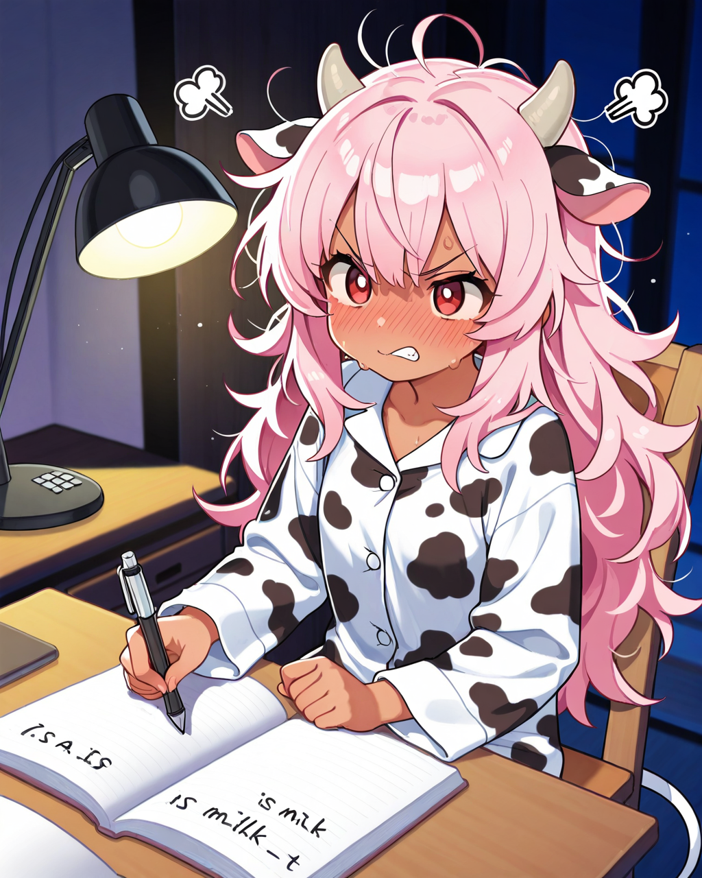 【私立ほるすたいん学園】ミルンちゃん、宿題忘れる！！？