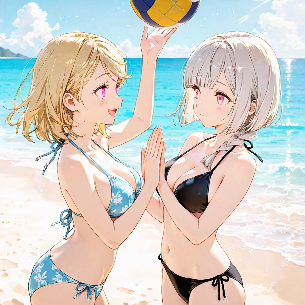 ビーチバレーのバディ