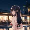 ナイトプールビキニガール 3枚目