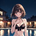 ナイトプールビキニガール 12枚目