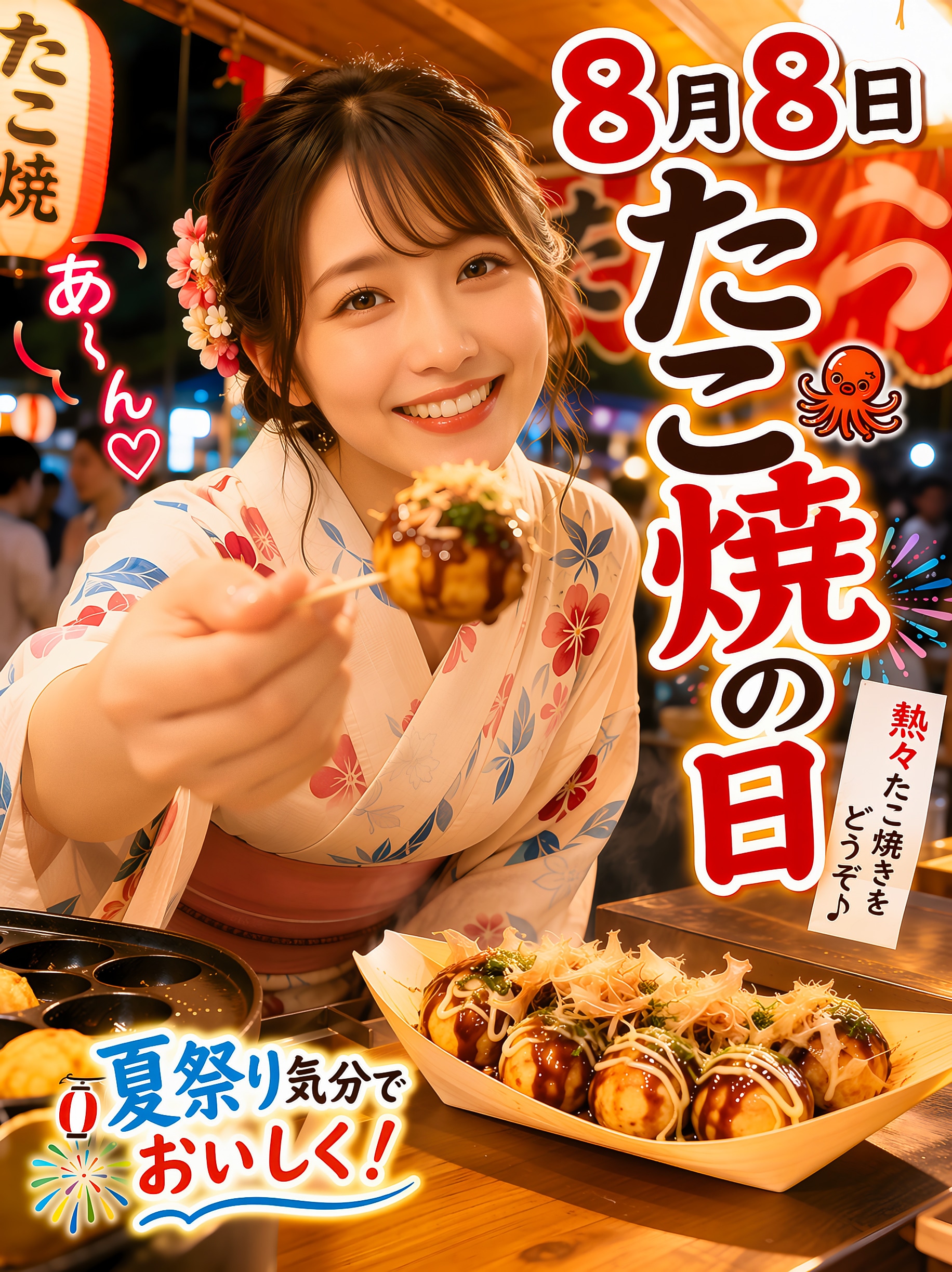 今日の１枚(８月８日)たこ焼きの日