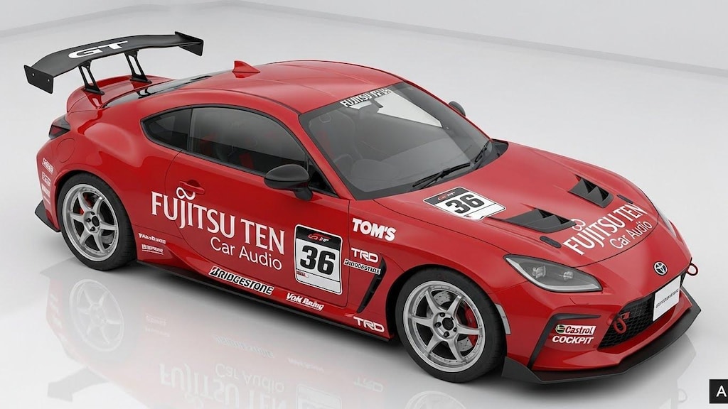 富士通テンGR86レーシングカー