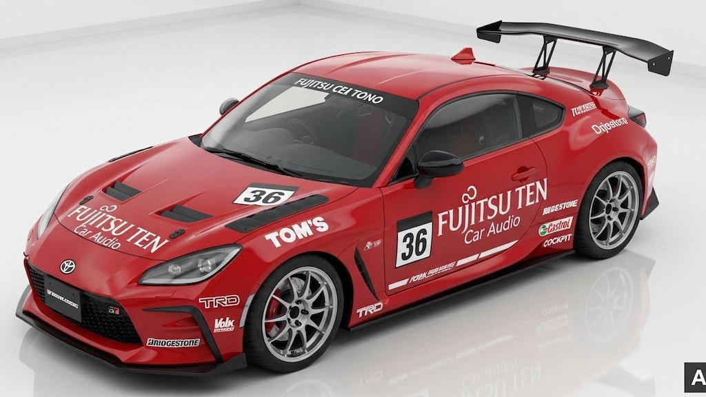富士通テンGR86レーシングカー