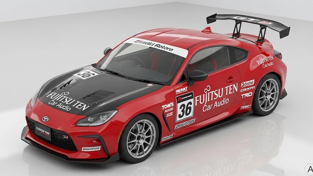 富士通テンGR86レーシングカー