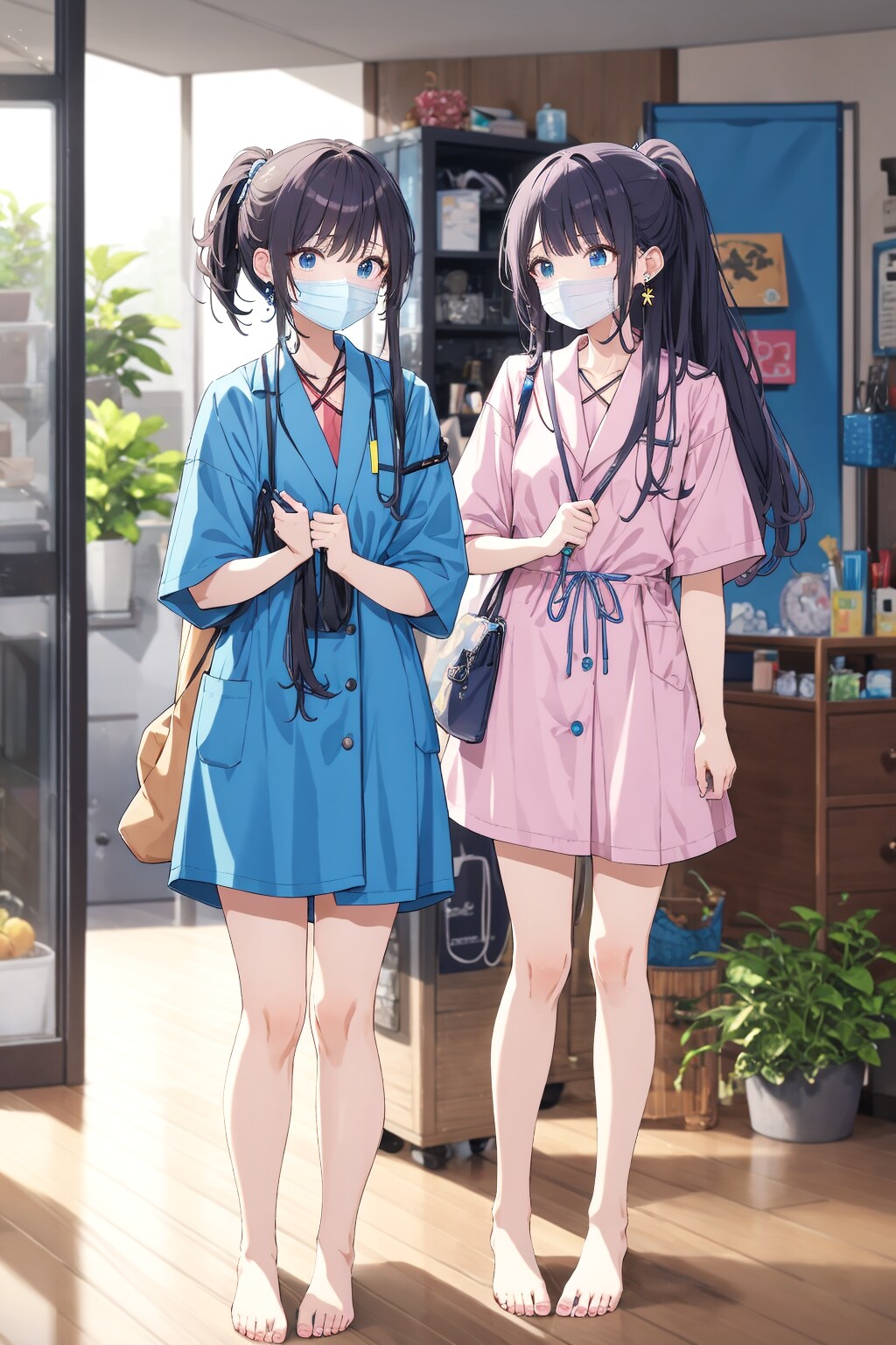 感染予防のため、室内でもマスクを忘れずに