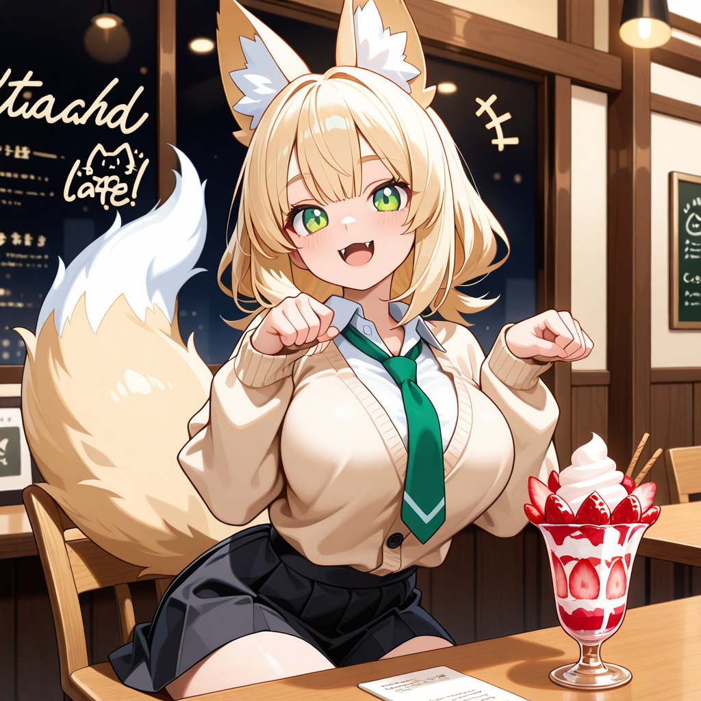 きつねになった沙也ちゃん