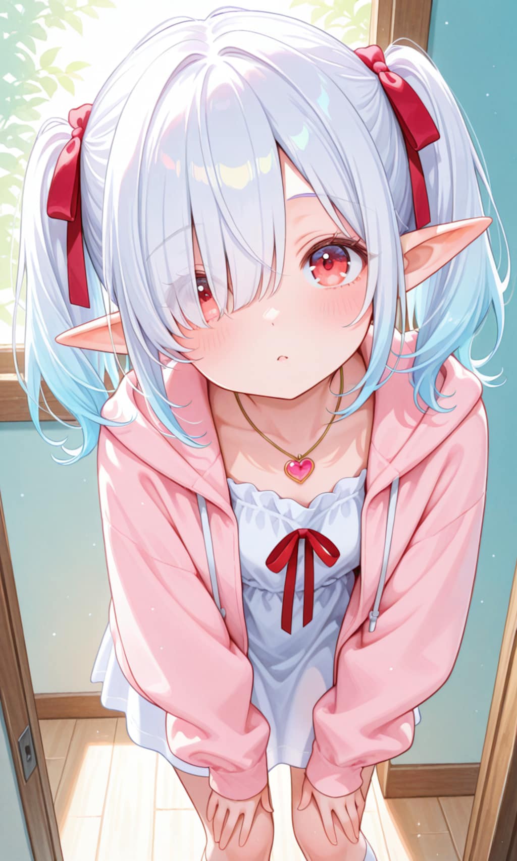 パステルカラーのシロネさん