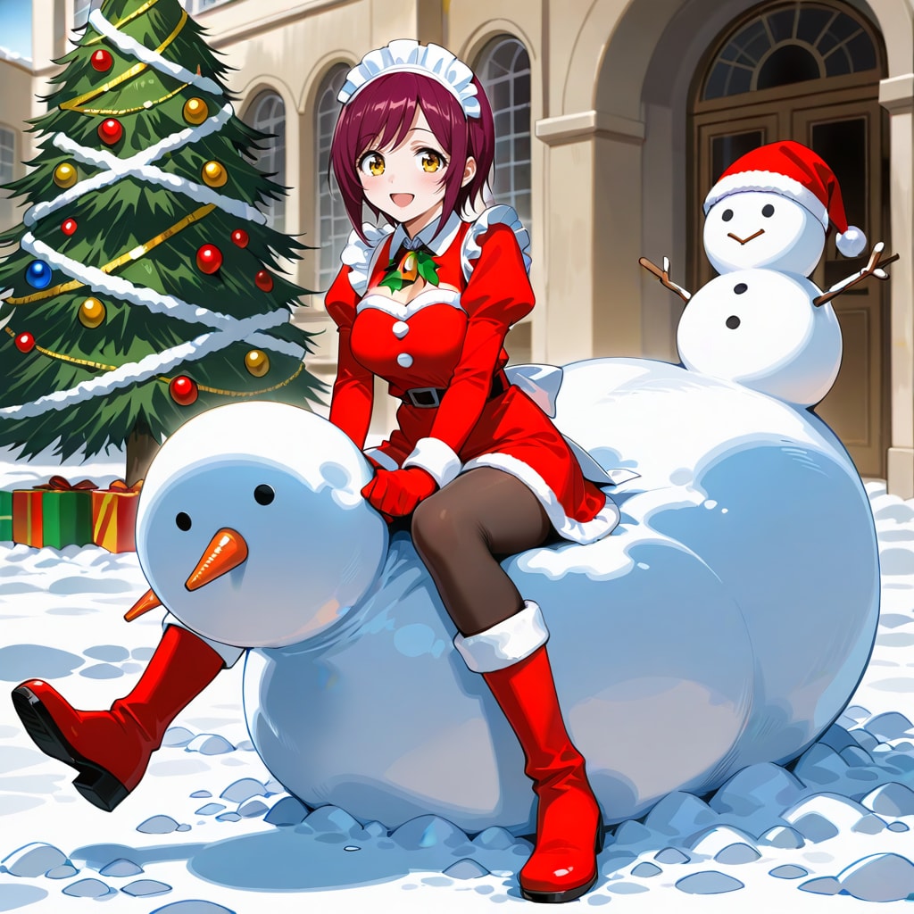 こんにちは（挨拶メイドの芽衣ちゃん） | の人気AIイラスト・グラビア