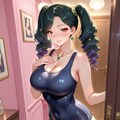 爆乳娼婦のスクール水着を堪能 3枚目