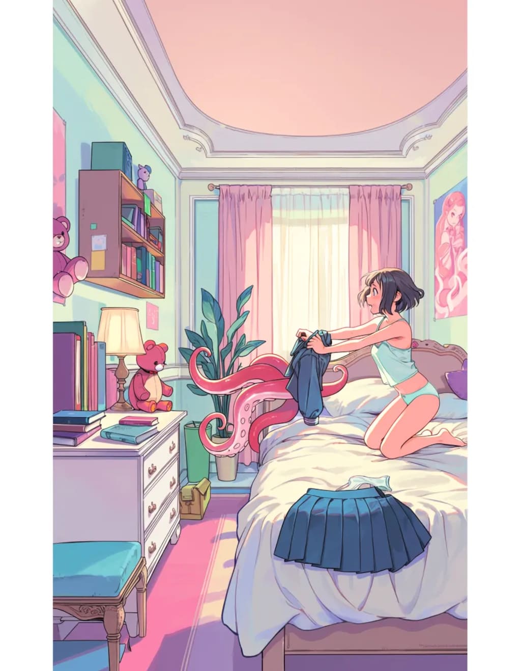 お手伝いさんはニョロニョロ