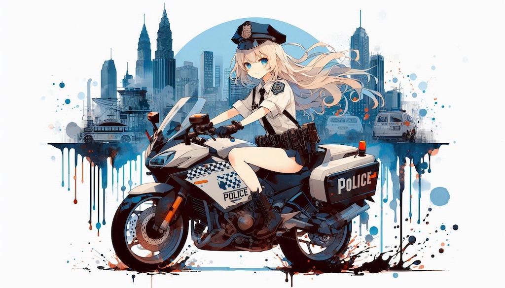 パトロールするポリスちゃん (ポリス②)