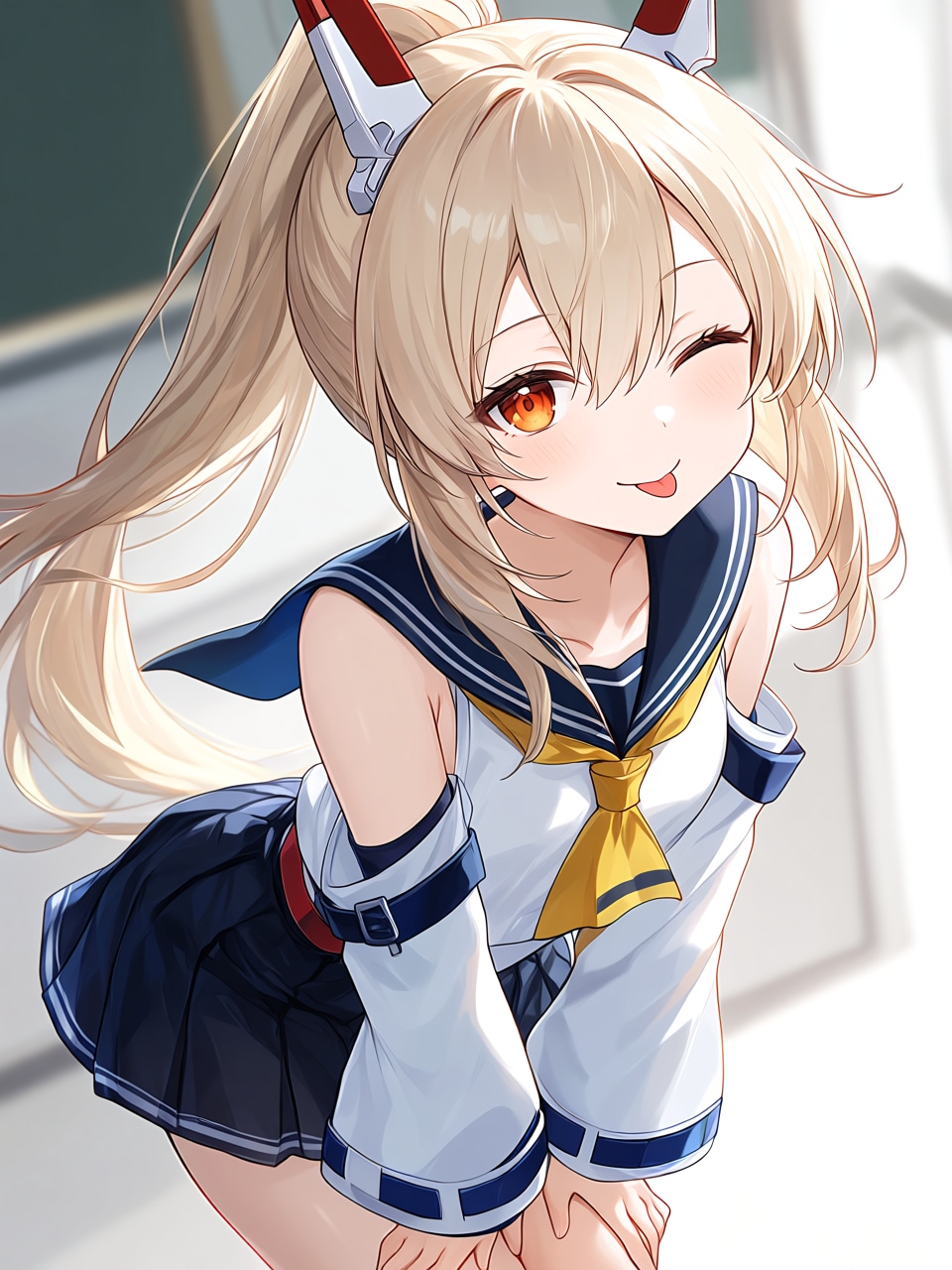 綾波のてへぺろ
