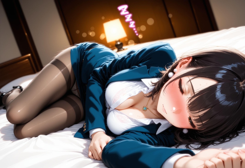 部長～飲みすぎひゃいましたぁむにゃむにゃzzz