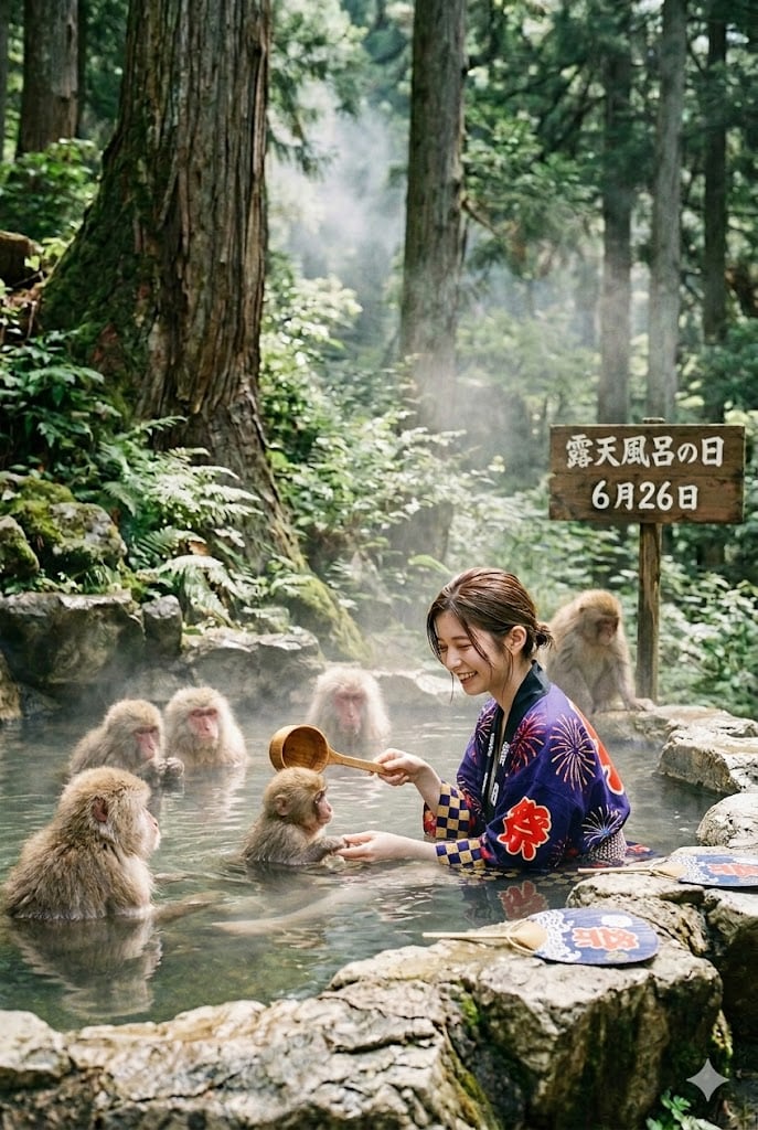 露天風呂の日（6月26日 記念日）