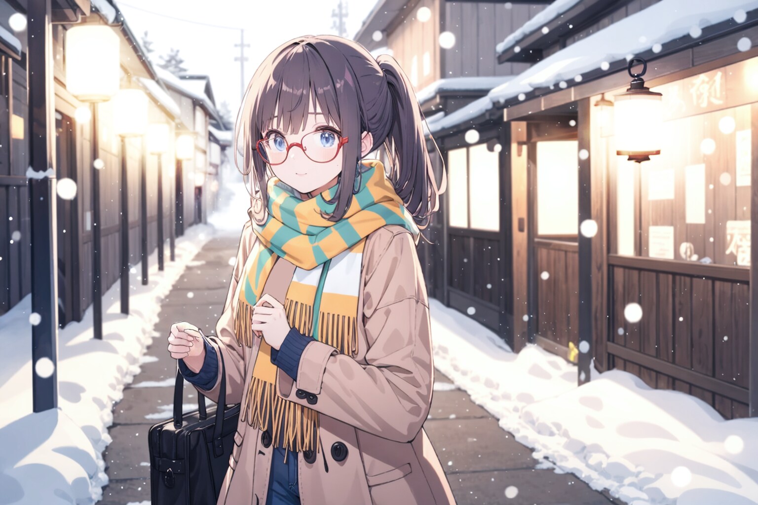 冬の小京都を歩いて