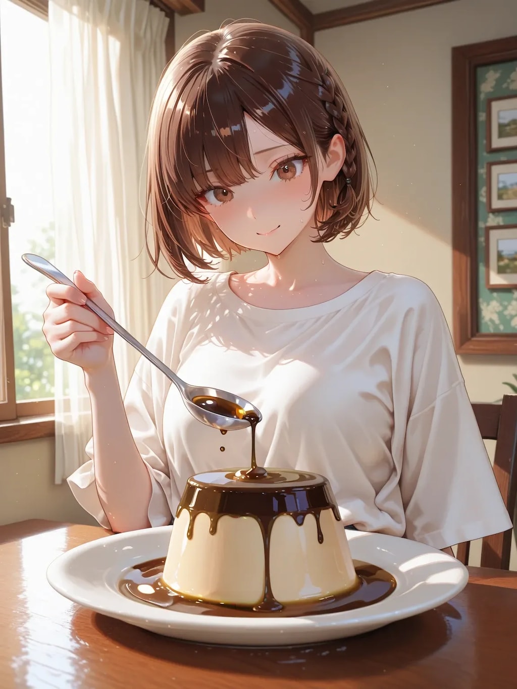 プリンがでかい
