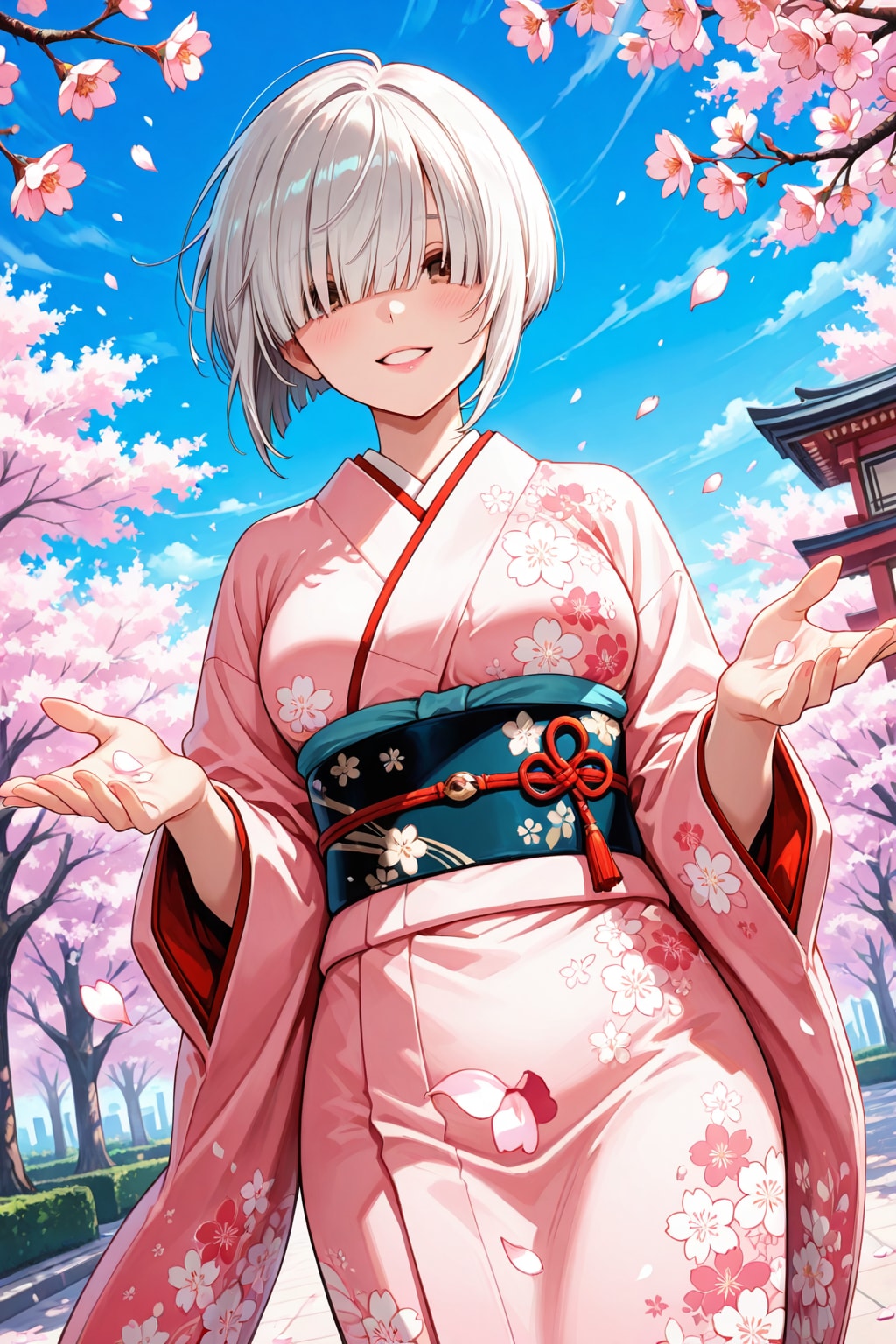 女の子と桜 2026　その１１