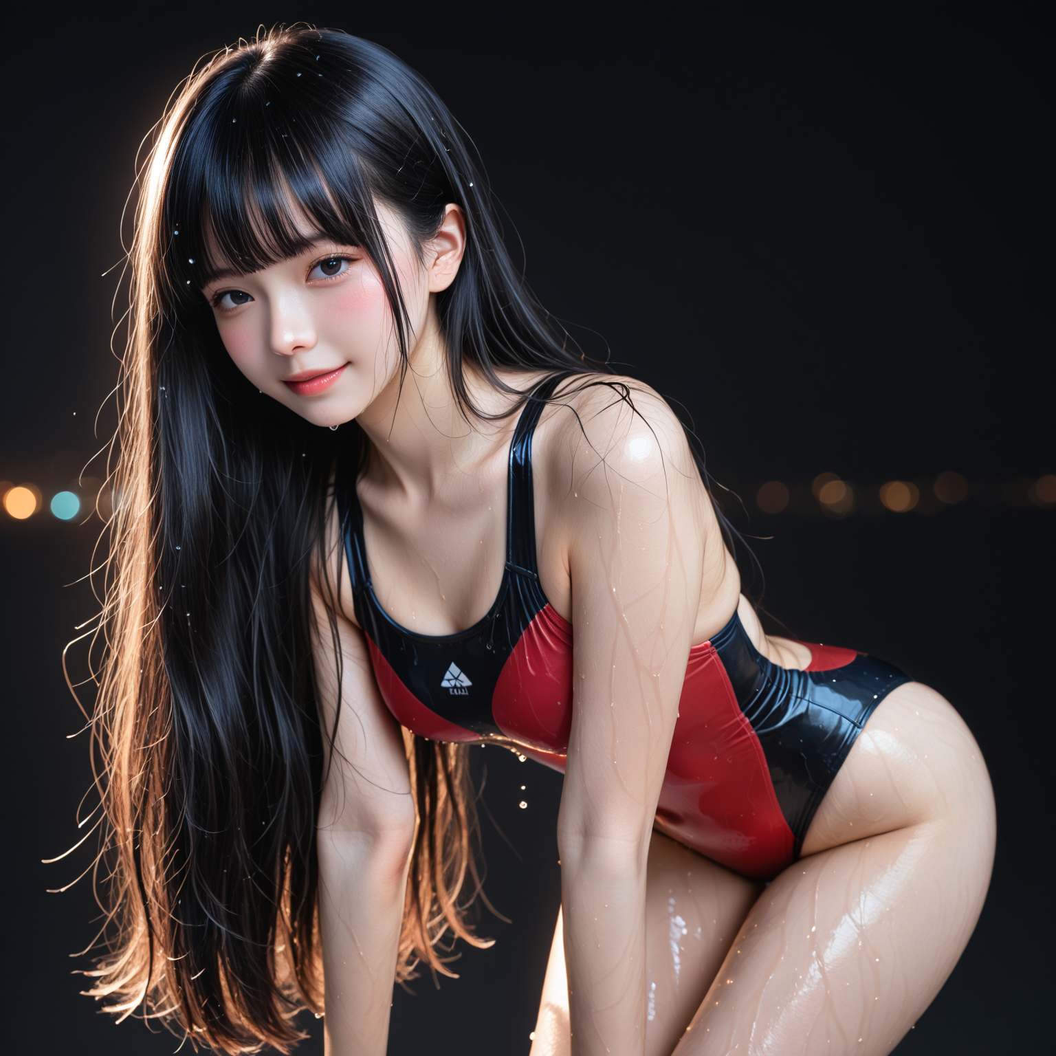 競泳水着風