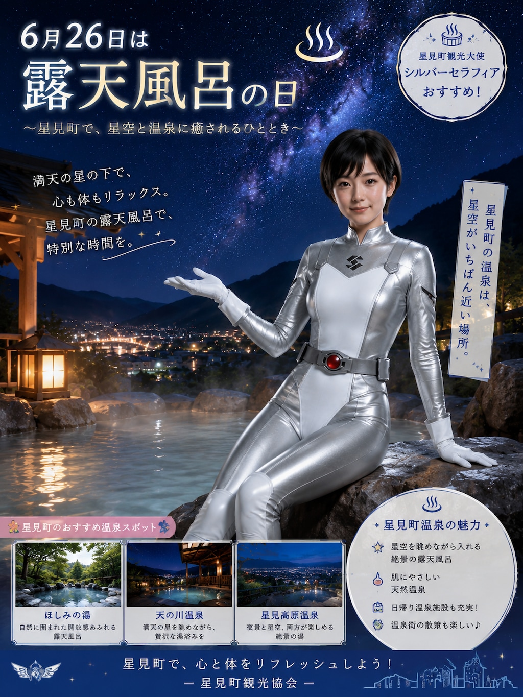 ６月２６日は、露天風呂の日