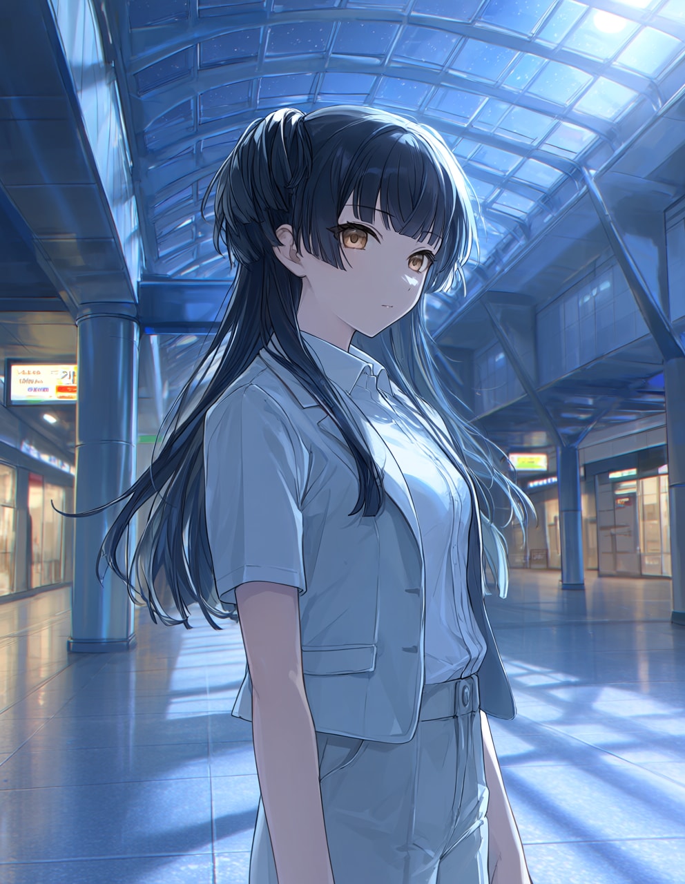 夏スーツの冬優子