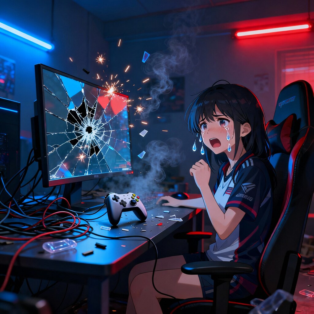 敗北の衝動で破壊