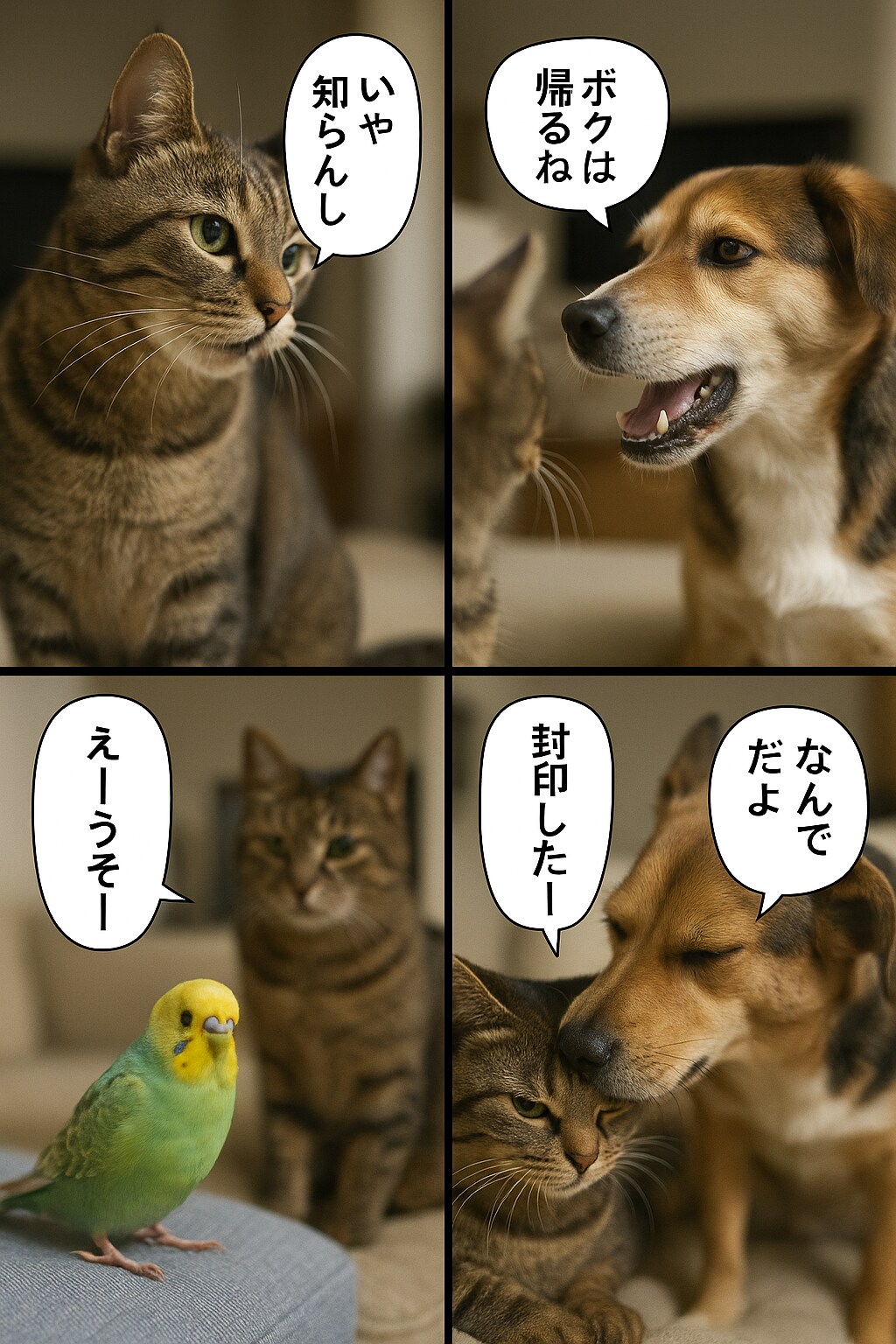 いぬとねこといんこ8