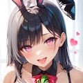 白うさ黒うさ 12枚目
