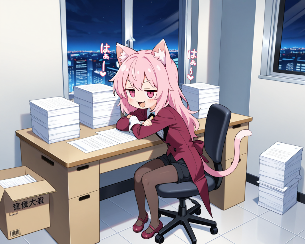 ねこちゃんの仕事部屋！！