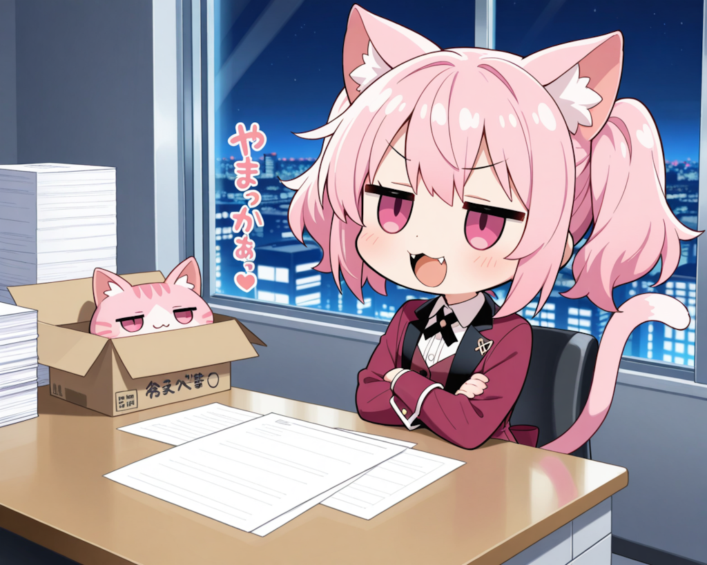 ねこちゃんの仕事部屋！！