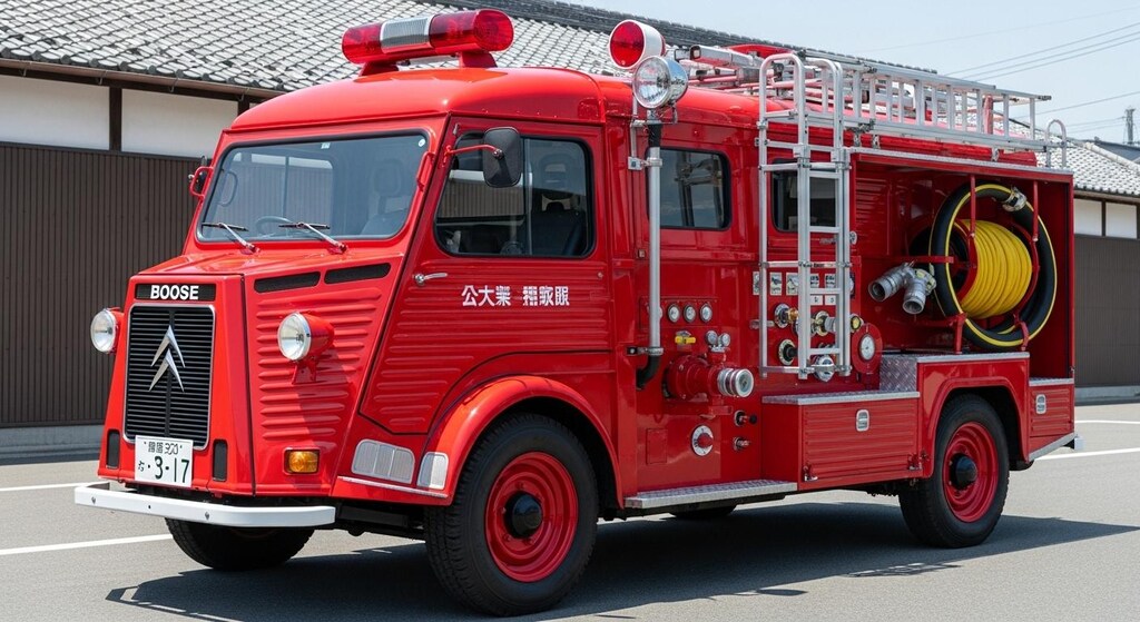 シトロエンバン消防車